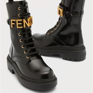 AUTHENTIC FENDI BIKER BOOTS